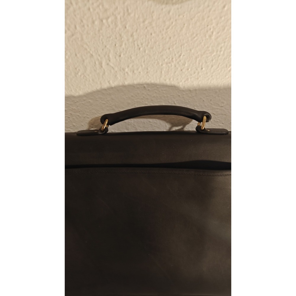 Vtg Coach Metropolitan Briefcase Bag 5180 Black Leather 1999 Devil Wears Prada 2 - Picture 15 of 16